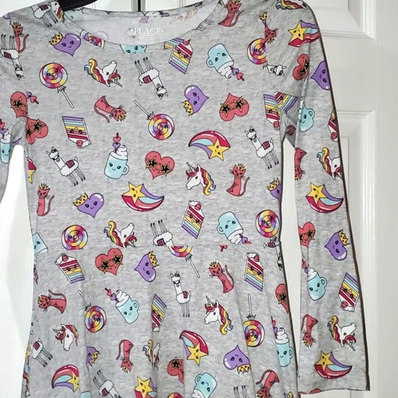 NWOT The Children's Place Skater Dress, Size 10/12 - Picture 4 of 6